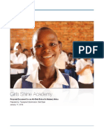 Girl's Shine Academy Vision Document