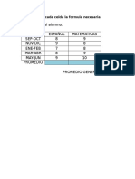 Examen Excel Hidrandina