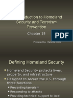 An Introduction To Homeland Security and Terrorism Prevention