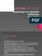 Challenges To Spanish Authority