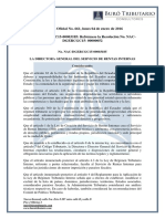 RO# 661 - Reforma Resolución NAC-DGERCGC15-00052 Sobre Paraisos Fiscales y Regimenes Fiscales Preferentes