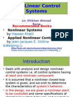 Non-Linear Control Systems: Recommended Books