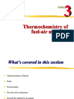 3 Thermochemistry of Fuel-Air Mixtures