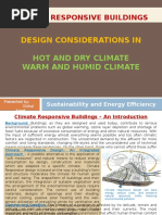 Climate Responsive Buildings