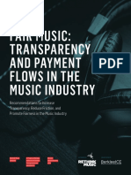 Fair Music - Transparency and Payment Flows in The Music Industry