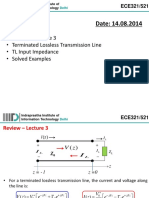 RF Circuit Design (ECE321/521) - Lect - 4 - 2014