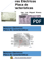 Placa de Caracteristicas de Motores Eléctricos