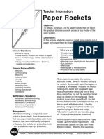 Paper Rockets: Teacher Information