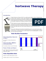 Electrotherapy On The Web - Pulsed Shortwave Therapy