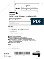 Specimen (IAL) QP - Unit 6 Edexcel Biology