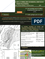 Evolución Geodinámica de La Cordillera Occidental Vallejo 2007