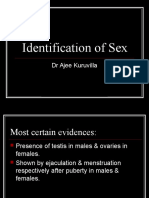 Identification of Sex