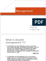 Disaster Management