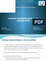 Código Deontológico Do Jornalista