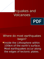 Earthquakes and Volcanoes