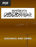 Daviance and Crime