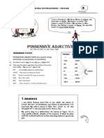 Possessive Adjectives: " Idioma Extranjero: Ingles