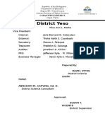 District Yeso: Capas West District Capas, Tarlac