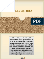 Sales Letters