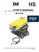 Landa HS-3000 Operator Manual