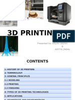 On 3d Printing