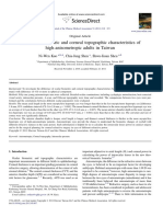 The Ocular Biometric and Corneal Topographic Characteristics of High-Anisometropic Adults in Taiwan