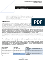 Laboratorio 3 Direccionamiento IP