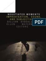 Negotiated Moments Edited by Gillian Siddall and Ellen Waterman