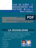 Sexualidad en Niños y Adolescentes Con Discapacidad