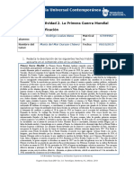 MIII-U5 - Actividad 2. La Primera Guerra Mundial