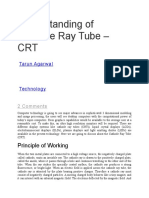 Understanding of Cathode Ray Tube