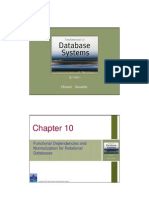 Chapter 10 Functional Dependencies & Normalization 