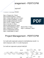 Project Management - PERT/CPM: What Is Project Management? Consider Building A House