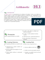 Complex Arithmetic: Prerequisites