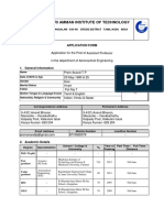 Bannari Amman Institute of Technology: Application Form