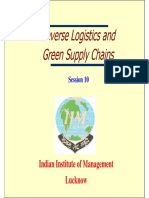 Reverse Logistics and Green Supply Chain