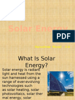 Solar Energy