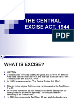 The Central Excise Act, 1944