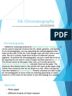 Ink Chromatography