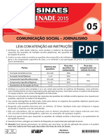 Enade Prova 2015