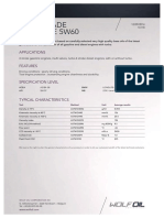 Multigrade SN/CF Sae 5W60: Applications