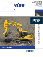 Manual Publicidad y Datos Komatsu PC 160 PDF