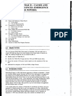  World War II - Causes and Consequences (Emergence of Super Powers)