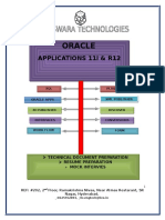 Oracle Application Technical Manual