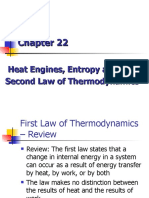 Heat Engines, Entropy and The Second Law of Thermodynamics