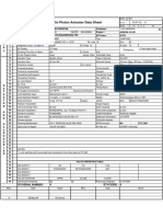 SC/V Pneumatic Piston Actuator Data Sheet: G E N E R A L