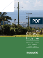 Apia, Samoa: Climate Change Vulnerability Assessment