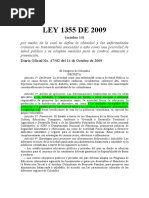 Ley 1355 de 2009