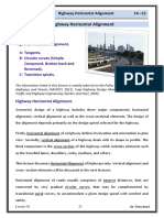 Lec 03 Highway Engineering - Horizontal Alignment