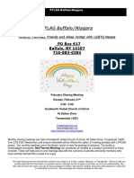 PFLAG Buffalo/Niagara: PO Box 617 Buffalo, NY 14207 716-883-0384